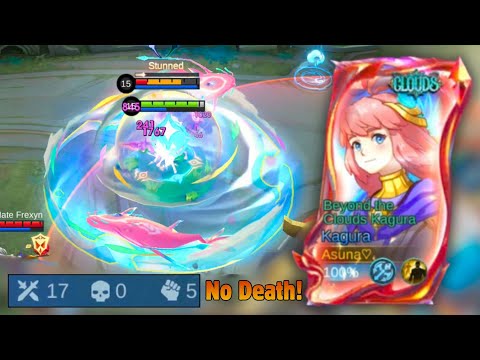 Beyond the Clouds Kagura Solo Rank — No Death Gameplay ☂️| Mobile Legends