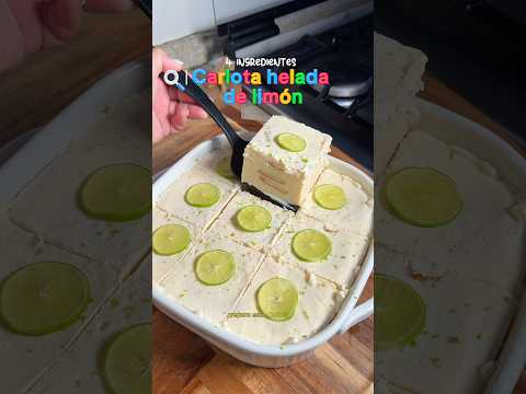 RECIPE for Frozen Lemon Charlotte 🍋‍🟩🍰 #foodie #recipe #food #chef #food #recipes