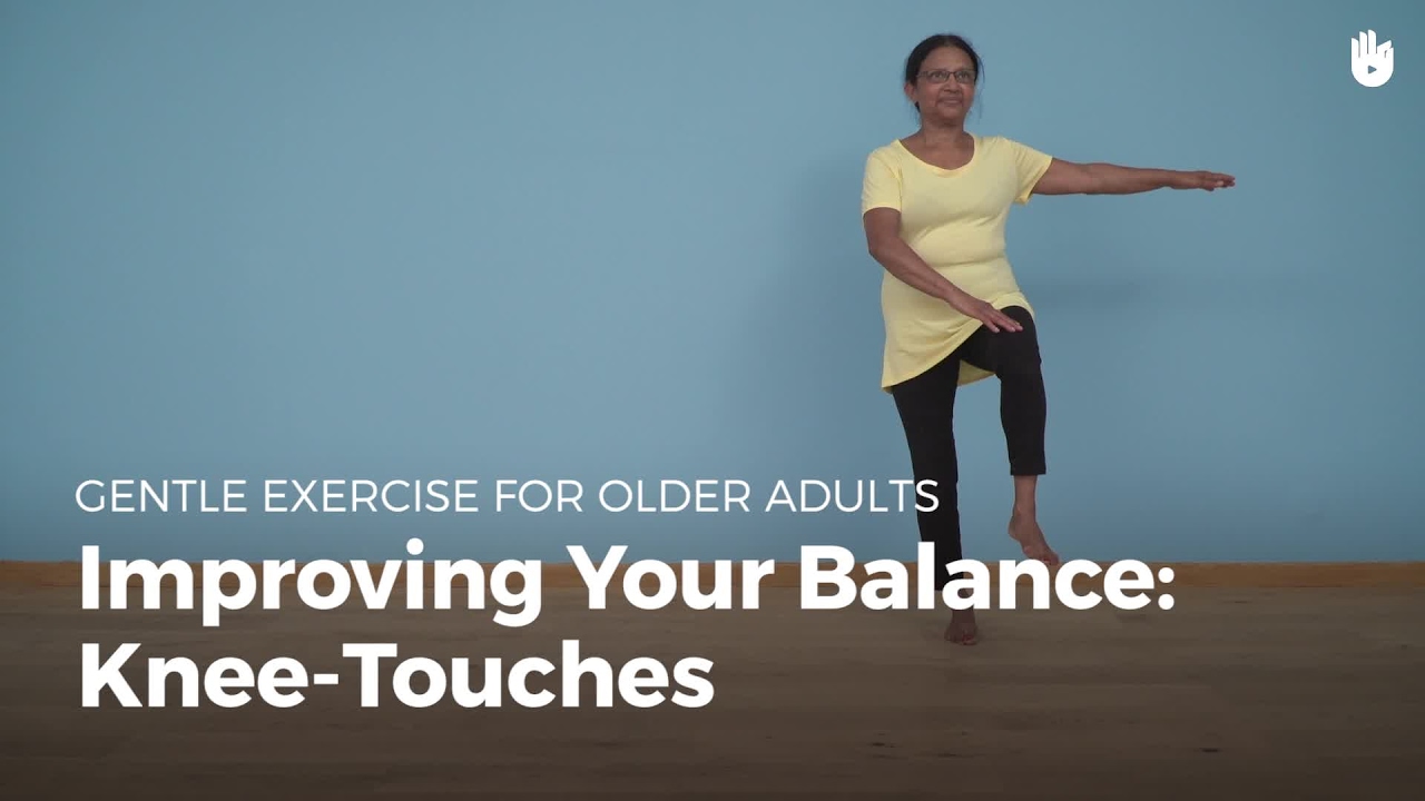 Improve Your Balance KneeTouches Gentle Exercise for Older Adults