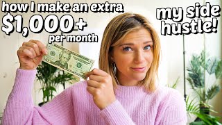 How I Make An Extra $1,000 A Month On My Side Hustle