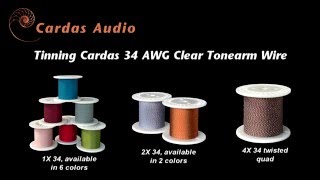 Preparing 34 AWG Cardas Tonearm Wire