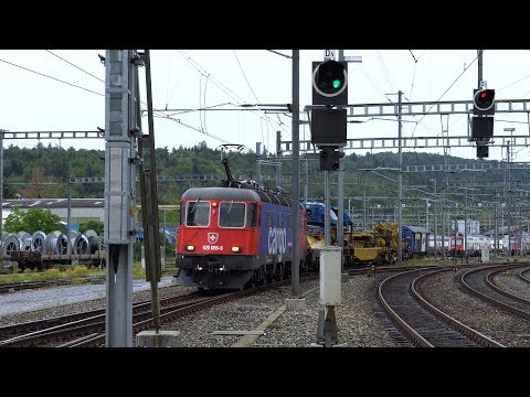 The Trains of Brugg Switzerland
