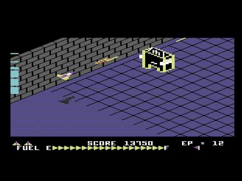 Lukozer Retro Game Review 229 - Zaxxon - Commodore 64