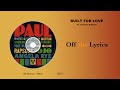 Off The Lyrics 가사 해석 PJ Morton BUILT FOR LOVE Feat Jazmine Sullivan