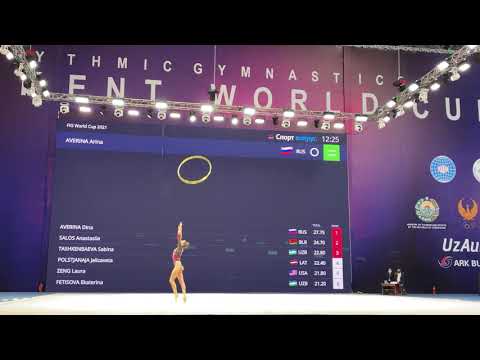 Arina Averina - Hoop EF 23.95 WC Tashkent 2021