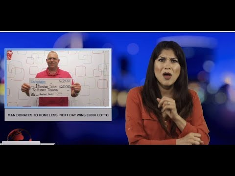 Man donates to homeless, next day wins $200k lotto (ASL - 5.3.19)