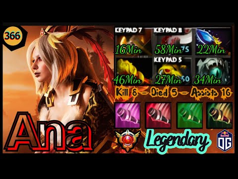 Ana Monkey King Fast Farm 800 GPM + XPM | Dota 2 Pro GamePlay | Ana Stream Moment 366