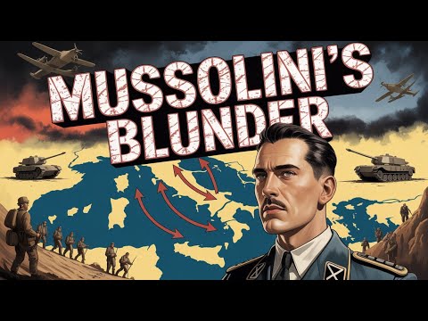 Mussolini's BIG Mistake in Greece and North Africa 1940