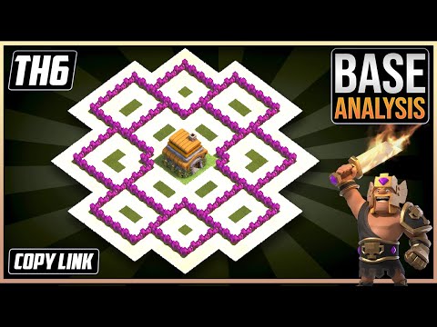 New BEAST TH6 HYBRID/TROPHY [defense] Base 2025!! TownHall-6 Hybrid Base Design – ClashofClans (COC)