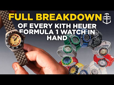 All 10 TAG Heuer Kith Formula 1 models in hand!