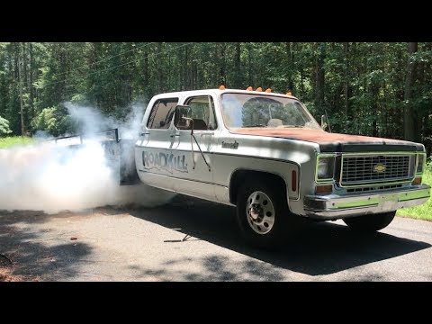 Finnegan’s Garage Ep.51: The Ramp Truck Cummins Swap Part 2…Burnouts!