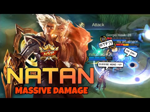 NATAN RANK GAMEPLAY MVP | INSANE ATK SPEED AND DAMAGE🔥 | EPIC COMEBACK! MY TURN!😎