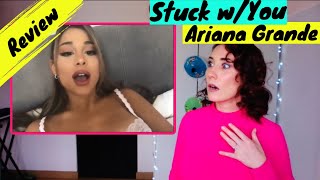 Vocal Coach Reacts Ariana Grande Stuck With You | WOW! She was...
