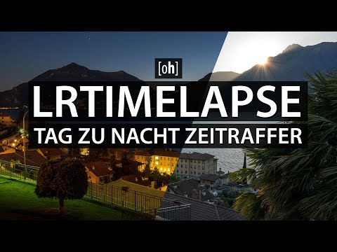 Editing day to night timelapse with LRTimelapse - Timelapse tutorial from Lake Como