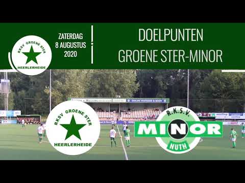 Doelpunten Groene Ster-Minor 08-08-2020