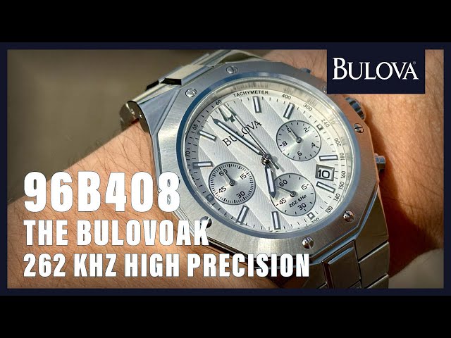 Vídeo relacionado con BULOVA Analógico Modelo 96B408 Misc Classic Chronograph Mens Watch 44mm 10ATM. Marca