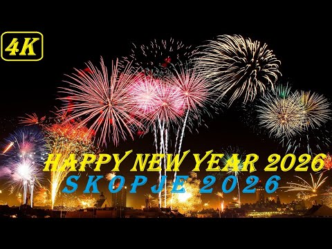 HAPPY NEW YEAR 2026 FROM SKOPJE | SRECNA NOVA GODINA - SKOPJE 2026 | СРЕЌНА НОВА ГОДИНА СКОПЈЕ 2026