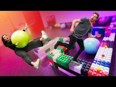 Exercise Ball DEATH RUN Challenge!! Video