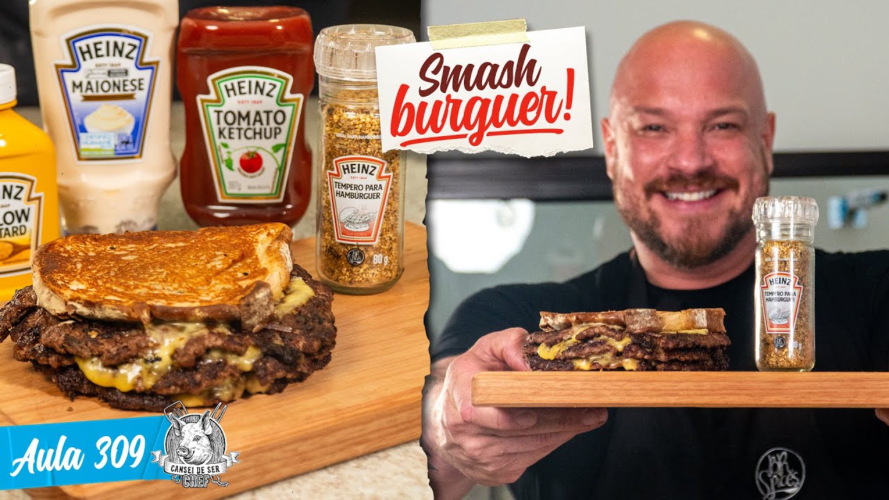 COMO FAZER O SMASH BURGER PERFEITO / Cansei de Ser Chef