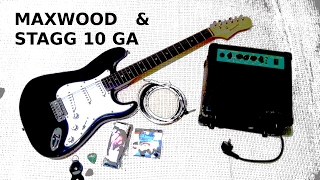 Video thumbnail for Электрогитара и комбик. Maxwood & Stagg 10 GA. by theEazy RB