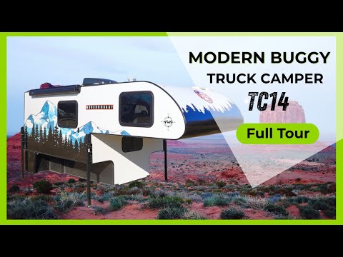 Modern Buggy TC14 Review | Lightweight Truck Camper with Bathroom & Solar