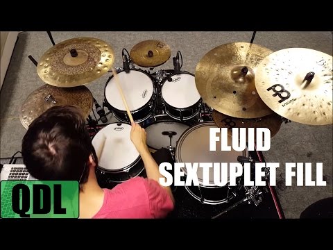Fluid Sextuplet Fill - QUICK DRUM LESSON