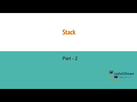 Stacks Part 2 Stack Implementation Using Array Codeitdown