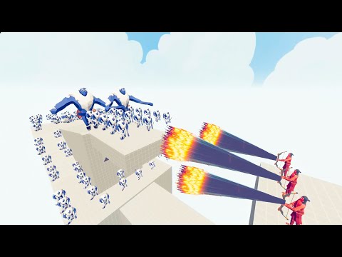100x ICE ARMY + ICE GIANT vs 3x EVERY tabs units   Totally Accurate Battle Simulator TABS