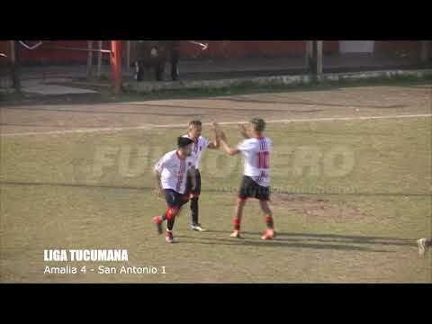 LIGA TUCUMANA: Amalia goleó a San Antonio y se mantiene arriba