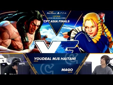 SFV: YOUDEAL MJS Haitani vs Mago - CPT Asia Finals Top 8 Losers Final - CPT2016