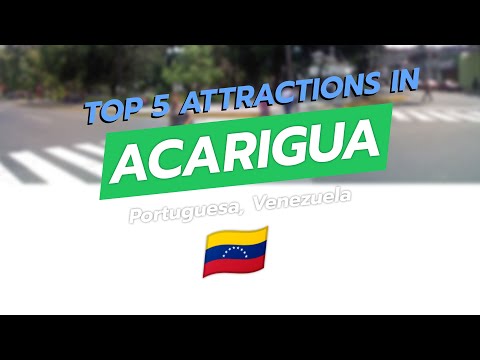 Top 5 Attractions in Acarigua, Portuguesa, Venezuela 🇻🇪 | Plaza Bolívar, Malecón del Río Tocuyo &