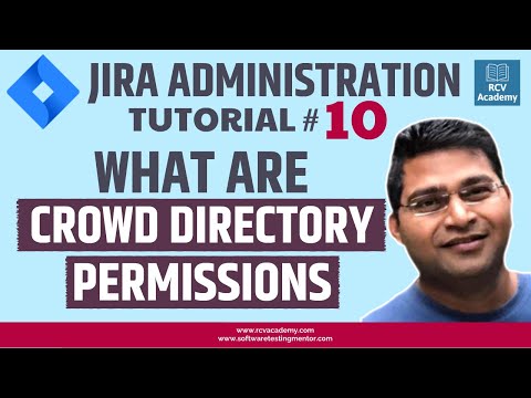 JIRA Administration Tutorial 10 What are Crowd Directory Permissions
