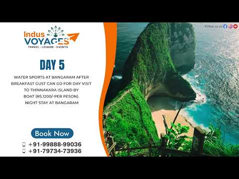 Lakshadweep tour package by Indus Voyages