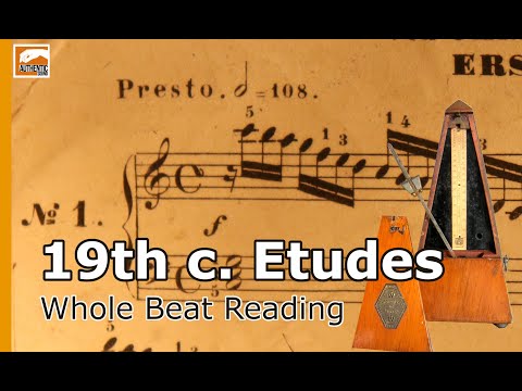 Carl Czerny, Etude Op 299 No.1, C Major - Whole (Double) Beat Performance - Wim Winters, Pianoforte