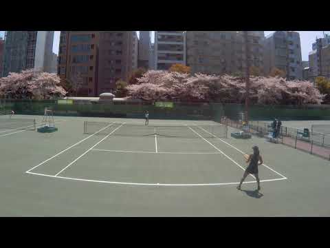 2019.4.8 奥野彩加 vs 上田らむ 10/11 女子シングルス予選一回戦【富士薬品セイムス ウィメンズカップin大阪】