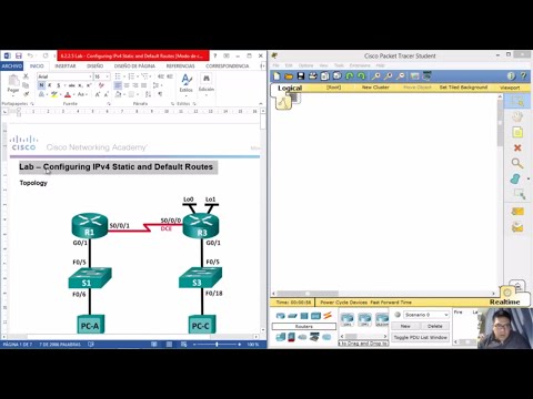 2.2.2.5 - 6.2.2.5 Lab - Configuring IPv4 Static and Default Routes