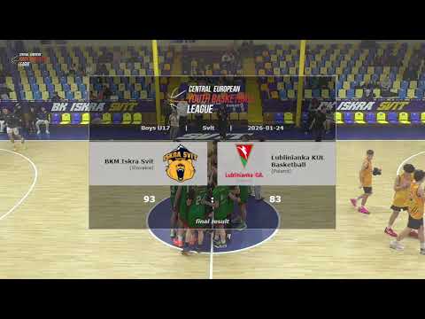 CEYBL U17, 24. 1. 2026, BKM Iskra Svit - Lublinianka KUL Basketball