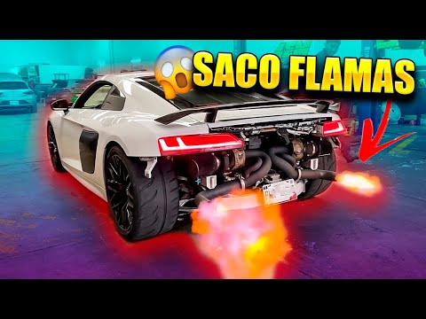 MI AUDI R8 TWIN TURBO SACA FUEGO Y ROMPE UN RECORD CON MAS DE 1500 CABALLOS || ALFREDO VALENZUELA