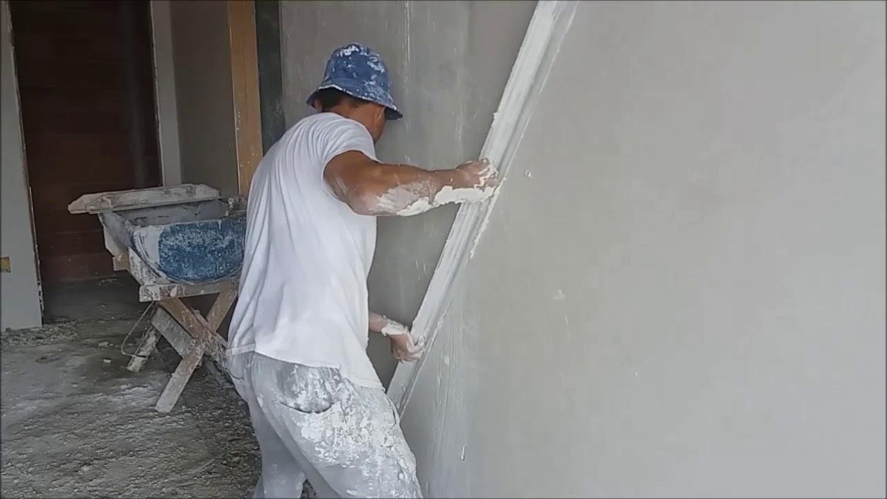 Como aplicar gesso liso aula para iniciantes