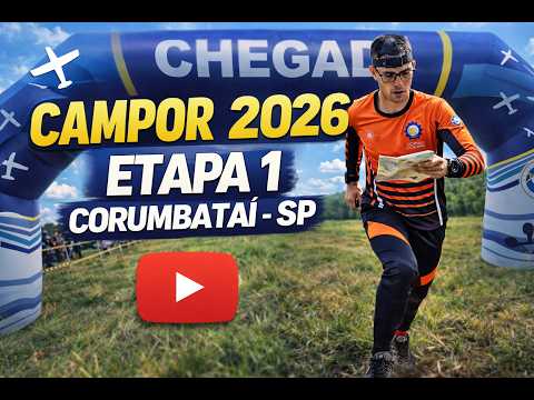 CAMPOR 2026, Etapa 1, Corumbataí - SP | Long Orienteering Race Analysis (Headcam Orienteering)