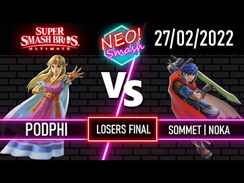 [NEO! Smash #2] Podphi (Zelda) VS SOMMET | Noka (Ike) | Top 8 - Losers Final