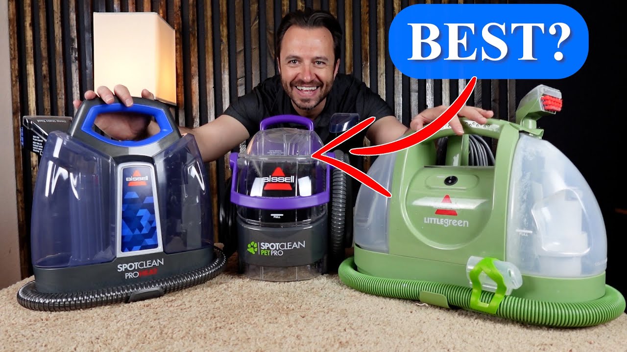 Bissell Little Green Machine VS  Bissell SpotClean Pet Pro VS Bissell Pro Heat - Which is Best?