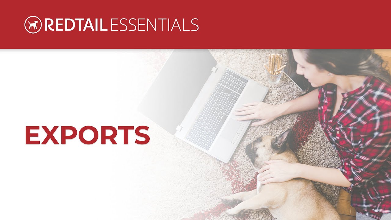 Redtail Essentials: Exports