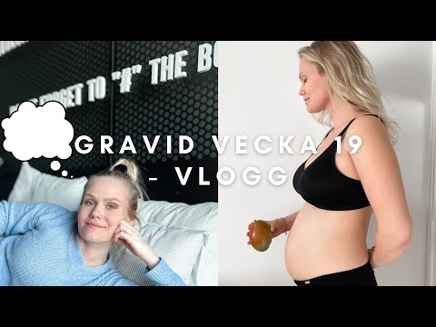 Gravid vecka 19 - oro inför rutinultraljudet