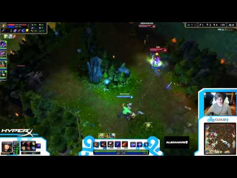 C9 Sneaky - Caitlyn vs Ezreal Challenger Ranked solo queue AD