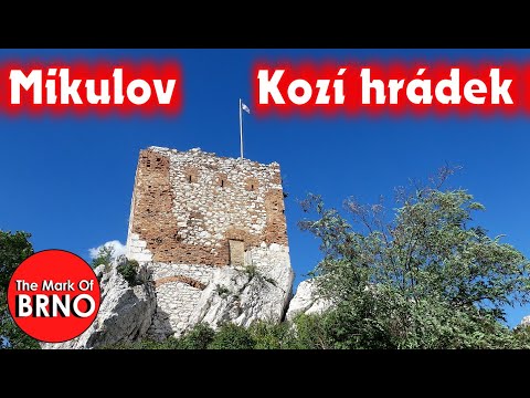 Kozí Hrádek Mikulov - výhled nahoře a pod