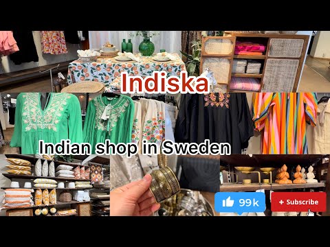 Indiska | Indian shop in Sweden 😱 | Indian summer collection 👗❤️ #batooljanvlogs
