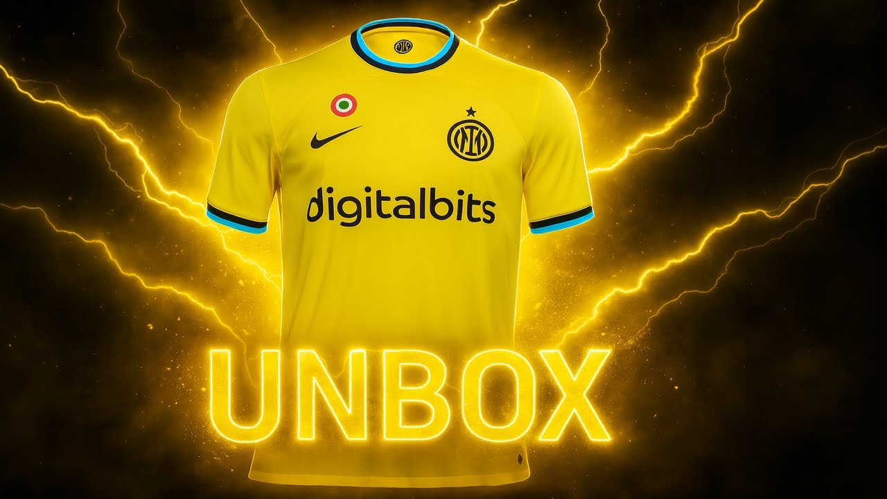 Inter Milan football shirt THIRD kit 2022/2023 (Player Version) Unboxing & Review/ASMR