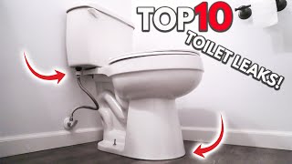 TOP 10 Common Reasons Why Your Toilet Leaks EXPLAINED! Tips And Tricks DIY FIX How TO For Beginners