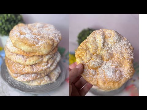BASTA 1 UOVO E FARINA 🤩 1000 BOLLE CHIACCHIERE SVIZZERE VELOCISSIME!